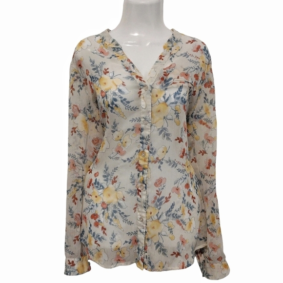 Kut from the Kloth Tops - Kut from the Kloth - Jasmine Chiffon Floral Blouse